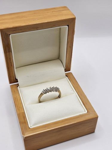 9ct gold diamond ring 20ct - ring, 0.20ct
