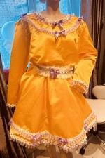 Stunning yellow satin