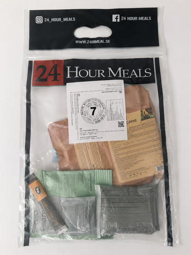 Swedish military hour mre - swedish, 24