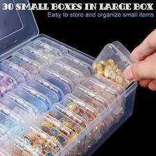 Bead Organizer Box 30Pcs Small