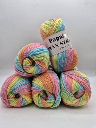Papatya aran stripes - stripes, wool