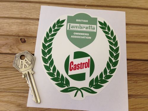 Lambretta scooter castrol - scooter,