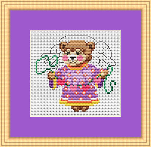 B053 angel teddy - angel,