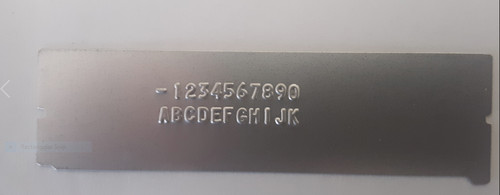 Embossed 5 steel - 3.5",