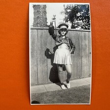 1940s Baton Twirling Girl