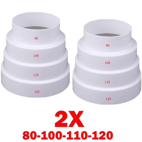2pc white duct multi reducer - white,