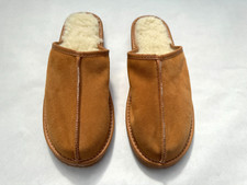 Men’s Suede Slippers Boots With Sheepskin Wool Lining