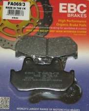 Brake pads for Honda VFR 400 R manufactured 1986 rear