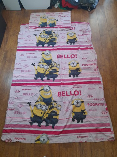 Minions single bed duvet cover - single,