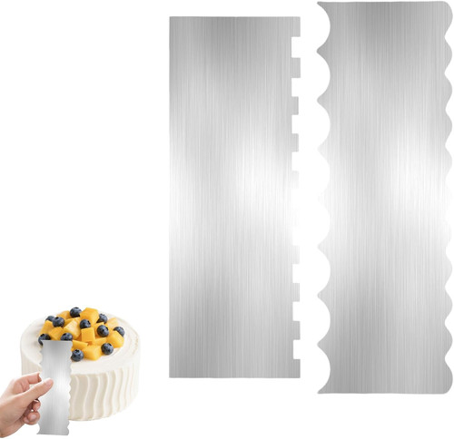 2pcs cake scraper - 2pcs,