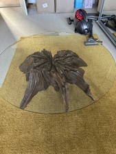 coffee table Unique Tree Root Glass