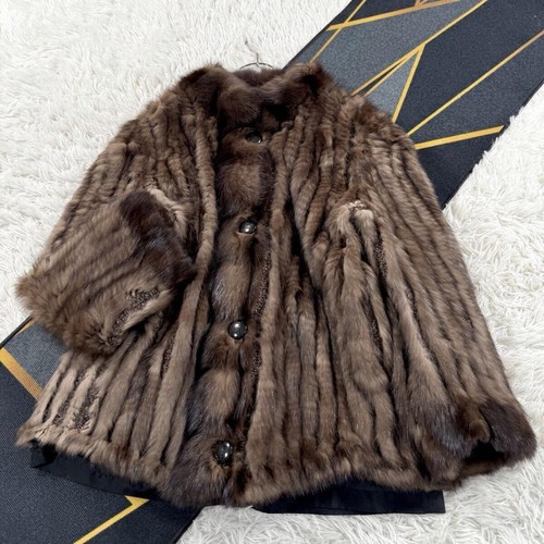 Russian sable reversible coat - russian,