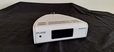 PURE SIESTA  DAB / FM RADIO ALARM CLOCK WHITE WITH MAINS CABLE