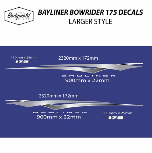 Bayliner 175 bowrider graphics - bayliner,