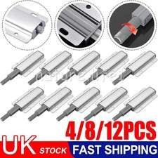 4-12 Heavy Duty Metal Push To Open Catch Cabinet Door Kitchen Wardrobe Hardware