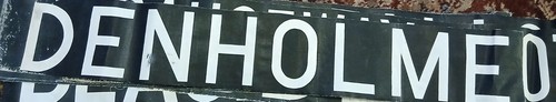 Denholme destination blind - denholme,