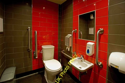 Photo toilet for use when - a,
