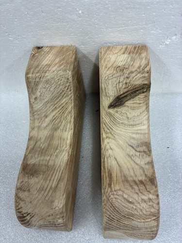 Pair handmade solid oak - pair,