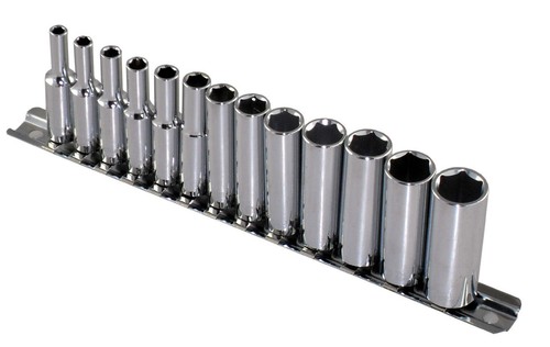 Drive deep socket set - 1/4",