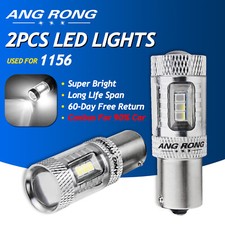 Pair 1156 P21W 382 BA15s LED Brake Stop Tail Light Bulbs For Mazda 121 323 BT-50