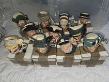11 Doulton Small Toby Jugs 4"