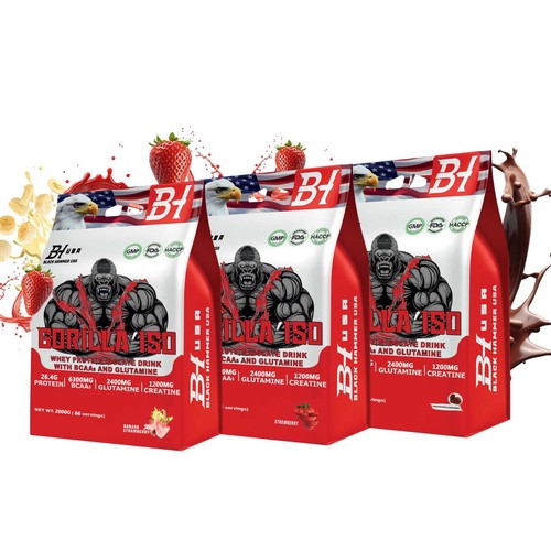 Gorilla iso 3x2kg strength - 3x2kg, |