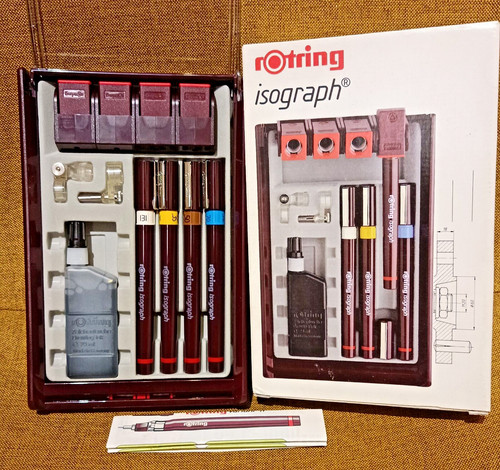 Rotring isograph set 4 - rotring,