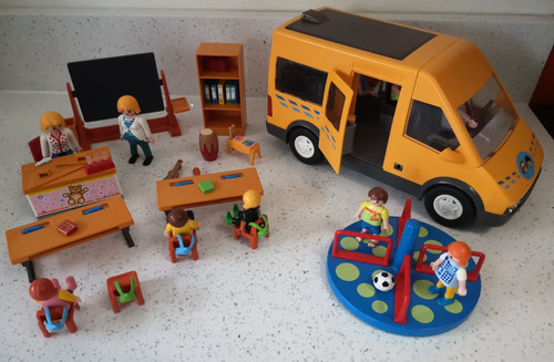 Playmobil city life school - life, bus