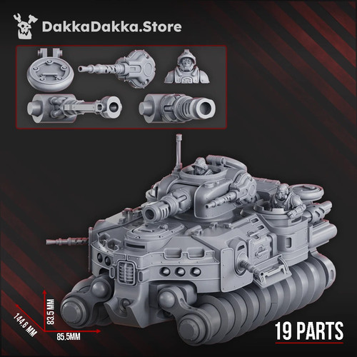 Hovercraft tank solpuga - solpuga,