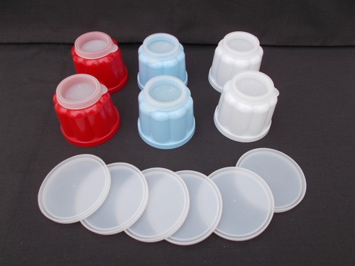 Vintage style jelly blancmange - jelly,