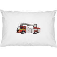 2 x 'Fire Truck' Cotton Pillow