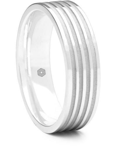 Mens wedding band - mens, platinum