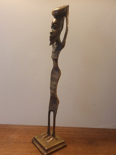 32cm brass african figure - 32cm,