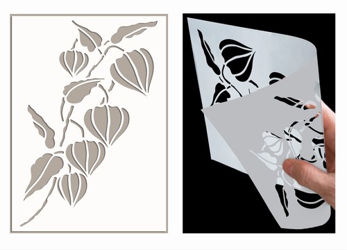 Chinese stencil latern - stencil,