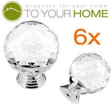 Dihl Globe Crystal Door Knobs