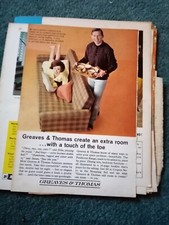 El110 Ephemera 1962 Advert Greaves & Thomas 