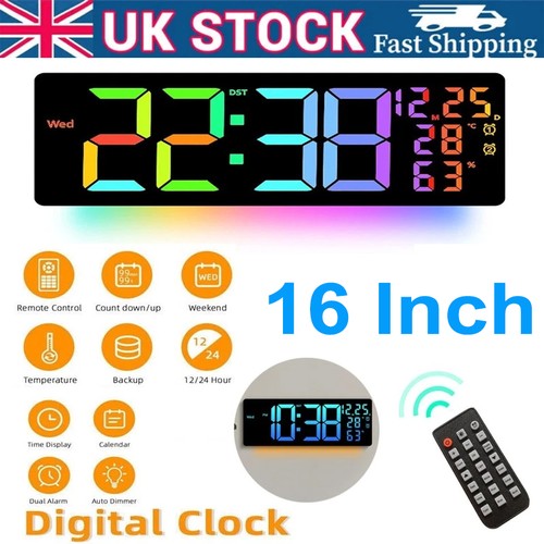 Digital led clock wall - digital,