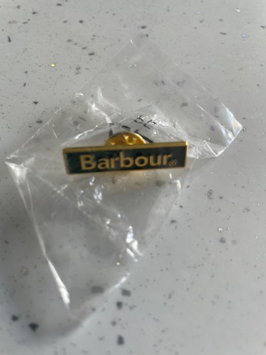Barbour pin badge green - green, gold