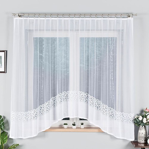 Jardiniere net curtain white