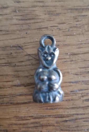 Vintage brass lucky - brass, charm