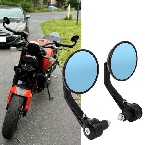 Motorcycle round bar end - round,