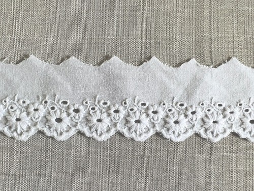 Vintage cotton broderie - cotton,