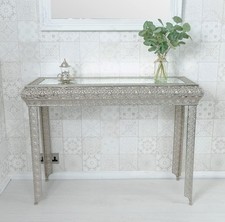 Moroccan Silver Embossed Metal