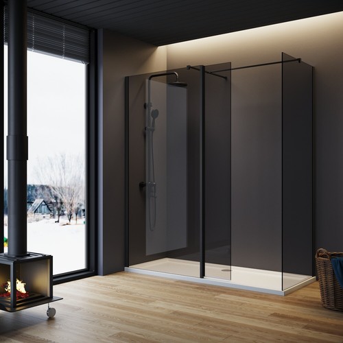 Walk shower enclosure and - walk,