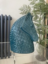 Coach House Teal Ceramic Horse