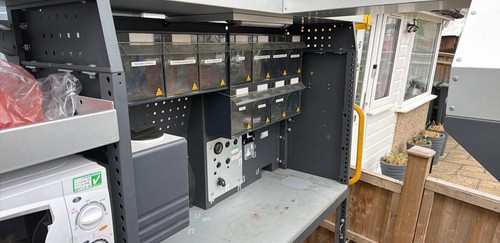 Van racking shelving bott - van,