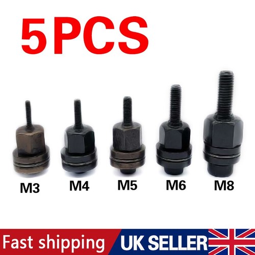 5pcs hand rivet - head, nuts
