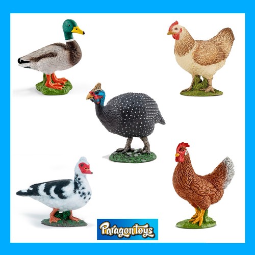 Papo schleich farm birds toy - birds,