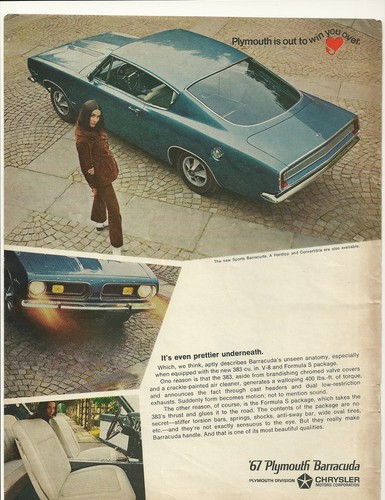 1967 plymouth barracuda - 1967,