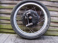Suzuki GT750 Front Wheel With Borrani WM3x19 Flanged Rim Good Condition